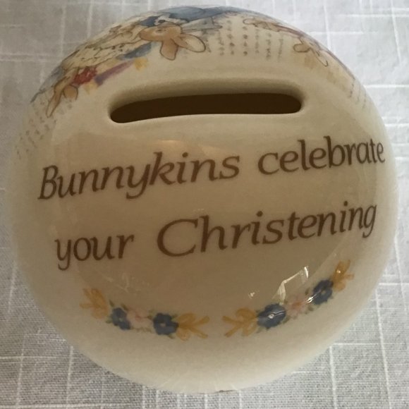 Royal Doulton Bunnykins Money Ball Bank - Picture 2 of 4